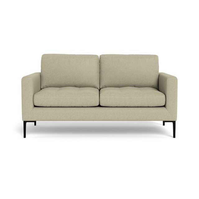 Heal's Eton 2 Seater Sofa Cotton Grain Black Feet