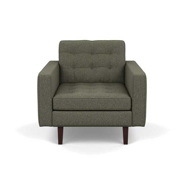 Heal's Hepburn Armchair Loop Boucle Forest Black