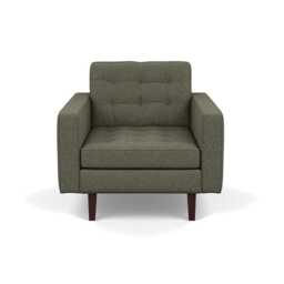 Heal's Hepburn Armchair Loop Boucle Forest Black