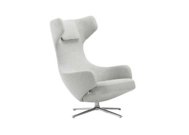 Vitra Grand Repos Lounge Chair Dumet Pebble Melange F80 - image 1