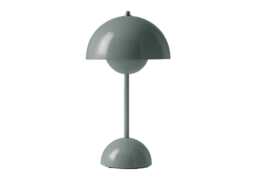 &Tradition Flowerpot LED Portable Table Lamp VP9 Stone Blue - thumbnail 1