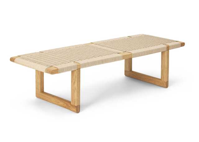 Carl Hansen & Son BM0489L Bench Oiled Oak Natural Paper Cord 138cm