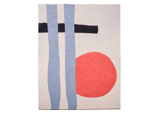 Heal's + LF Markey Heal's + L.F.Markey Solstice Rug Blue Stripe 200 x 300cm