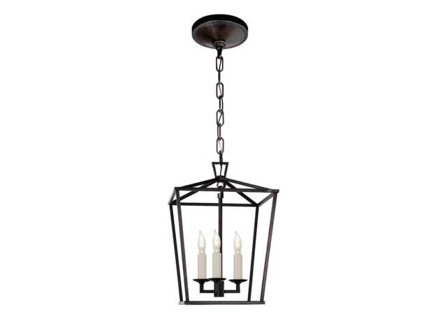Visual Comfort Darlana Lantern Aged Iron Mini
