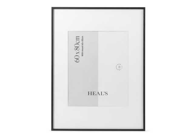 Heal's Gallery Frame Black 60 x 80cm (Mount 40 x 50cm)