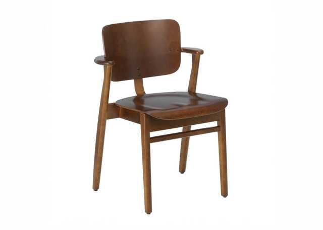 Artek Domus Chair Walnut Stained