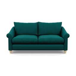 Heal's Devon 3 Seater Sofa Brushed Cotton Pine Natural Feet