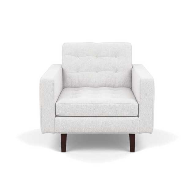 Heal's Hepburn Armchair Loop Boucle Polar Black