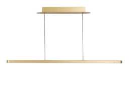 Heal's Linear LED Pendant Light Satin Gold