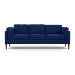 Heal's Sonno 4 Seater St Moritz Wool Navy Walnut Feet