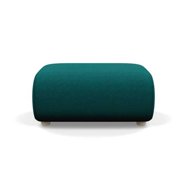 Heal's Lilli Ottoman Brushed Cotton Pine Natural Beech Feet