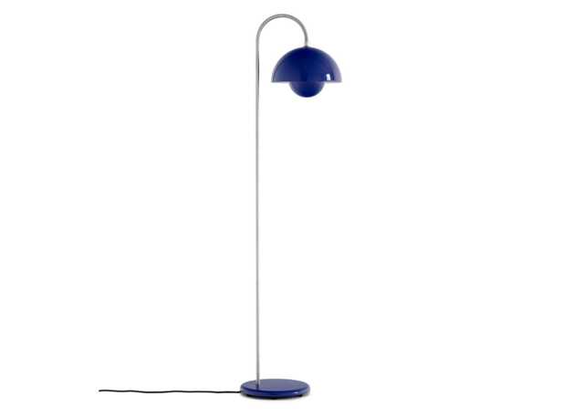 &Tradition Flowerpot Floor Lamp Cobalt Blue