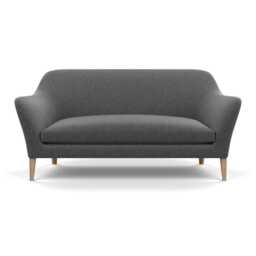 Heal's Wallis 3 Seater Sofa Melton Wool Granite Tinted Ash