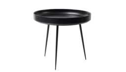 Mater Bowl Table Large Black Stained Mango Wood