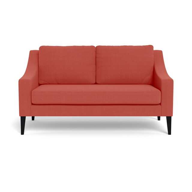 Heal's Richmond 2 Seater Sofa Linen Grenadine Black Feet