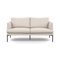 Heal's Matera 2 Seater Sofa Siena Cotton Natural Black Feet - thumbnail 1