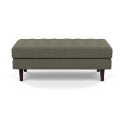 Heal's Hepburn Ottoman Loop Boucle Forest Black