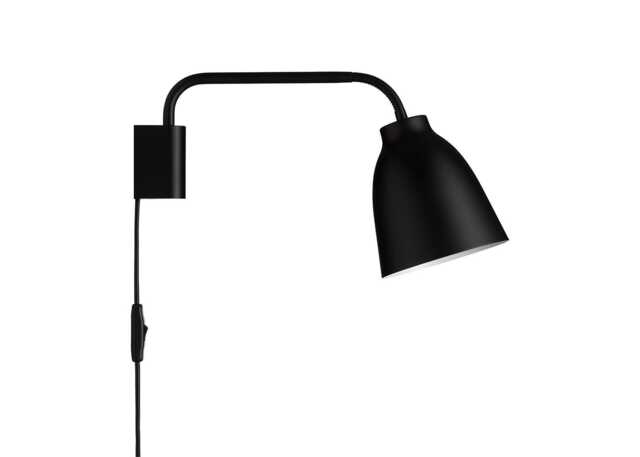 Fritz Hansen Caravaggio Read Wall Light Black
