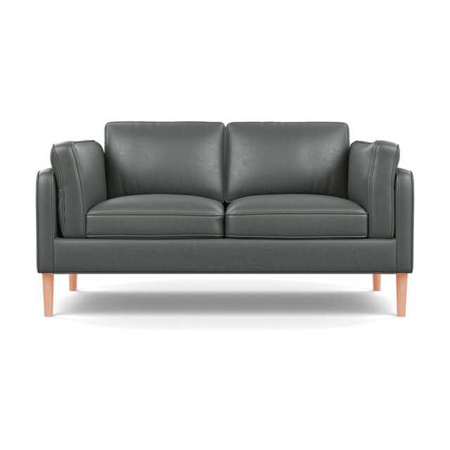 Heal's Sonno 2 Str Sofa Daino Leather Steel 004 Natural Feet