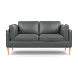 Heal's Sonno 2 Str Sofa Daino Leather Steel 004 Natural Feet