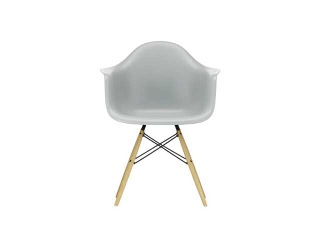 Vitra Eames DAW Armchair New Height Light Grey Ash Honey Base - image 1