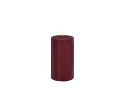 Uyuni LED Pillar Candles 5 .8 x 10.1cm Wine Red