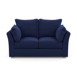 Heal's Tailor 2 Seater Sofa Melton Wool New Navy Natural Beech Feet - thumbnail 1