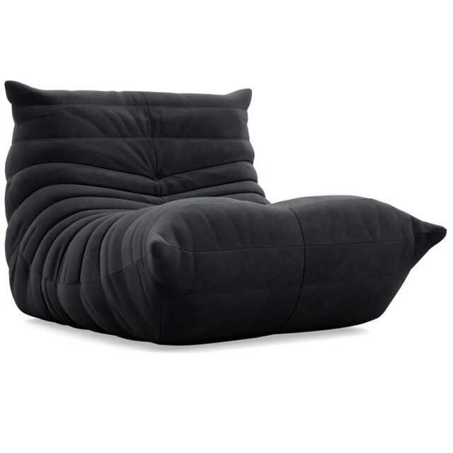 Ligne Roset Togo Fireside Chair Alcantara Anthracite