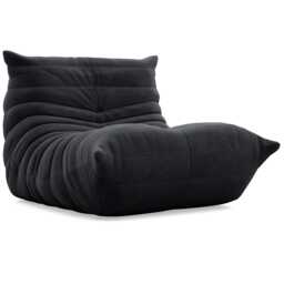 Ligne Roset Togo Fireside Chair Alcantara Anthracite