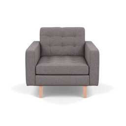 Heal's Hepburn Armchair Loop Boucle Granite Natural