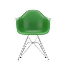 Vitra Eames DAR Armchair New Height Green Chrome Base