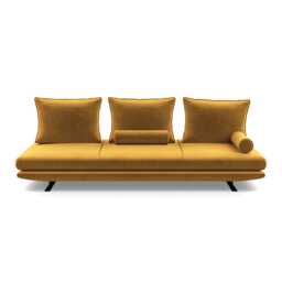 Ligne Roset Prado Large Settee Alcantara Curry