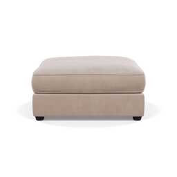 Heal's Tailor Footstool Smart Velvet Pebble Black Feet