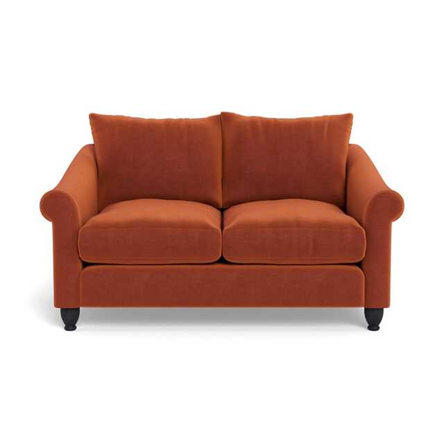 Heal's Devon 2 Str Cotton Velvet Russet Black Feet
