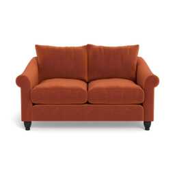 Heal's Devon 2 Str Cotton Velvet Russet Black Feet
