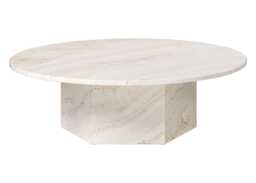 Gubi Epic Coffee Table Neutral White Dia. 110cm