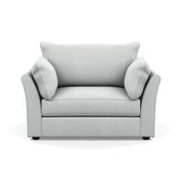 Heal's Tailor Loveseat Broad Weave Tin Black Beech Feet