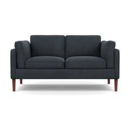 Heal's Sonno 2 Seater St Moritz Wool Grey Walnut Feet
