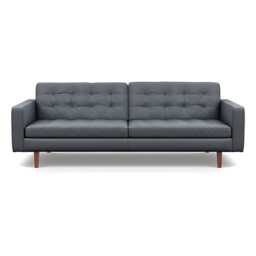 Heal's Hepburn 4 Seater Siena Cotton Shale Grey Walnut - thumbnail 1