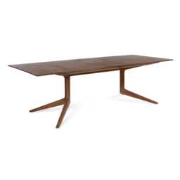 Light Extending Dining Table Oak - thumbnail 2
