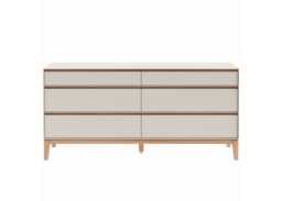Heal's Lars 6 Drawer Chest Wide Cashmere - thumbnail 1
