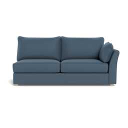 Heal's Tailor Large Right Hand Facing Corner Unit Capelo Linen-Cotton Mineral Natural Feet