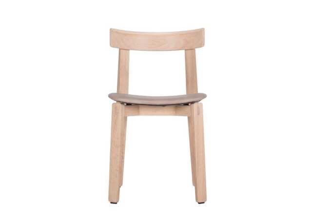 Gazzda Nora Dining Chair in Dakar Leather Stone - image 1