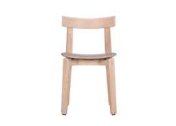 Gazzda Nora Dining Chair in Dakar Leather Stone - thumbnail 1