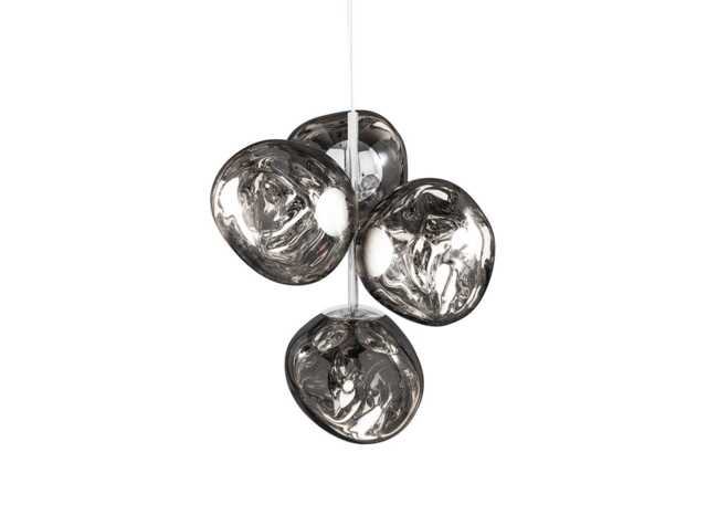 Tom Dixon Melt LED Chandelier Light Chrome Mini