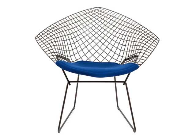 Knoll Bertoia Diamond Chair in Tonus 210 and Bronze Finish