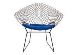 Knoll Bertoia Diamond Chair in Tonus 210 and Bronze Finish