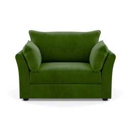 Heal's Tailor Loveseat Smart Luxe Velvet Grass Black Beech Feet