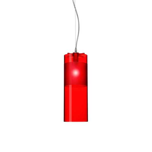 Kartell Easy Pendant Red Transparent - image 1