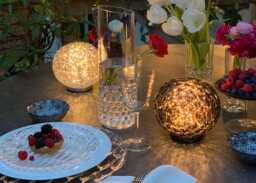 Kartell Planet LED Portable Table Lamp Smoke Mini - thumbnail 2